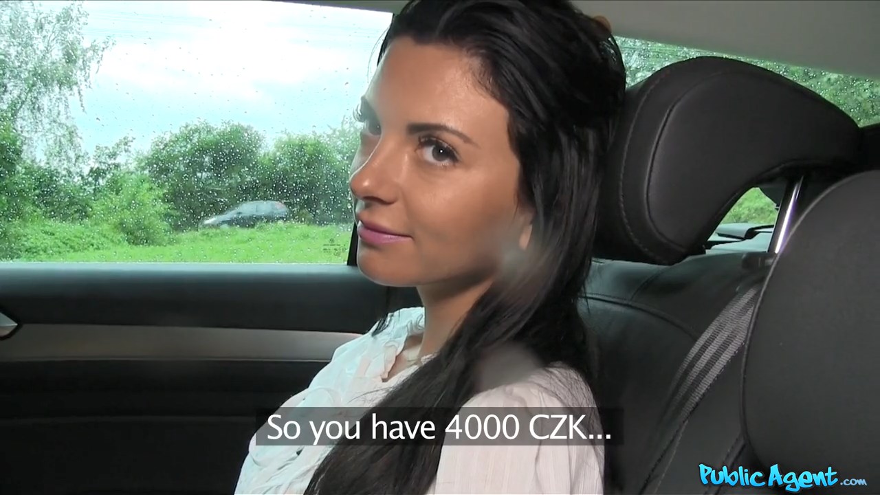 1280px x 720px - Pretty Babe in Shorts Fucked in a Car - Public Agent
