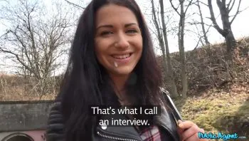 Russian Waitress Fucked in Public