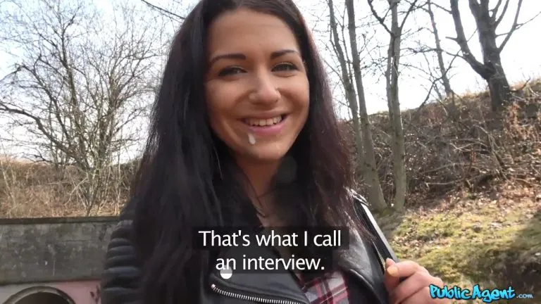 Russian Waitress Fucked in Public