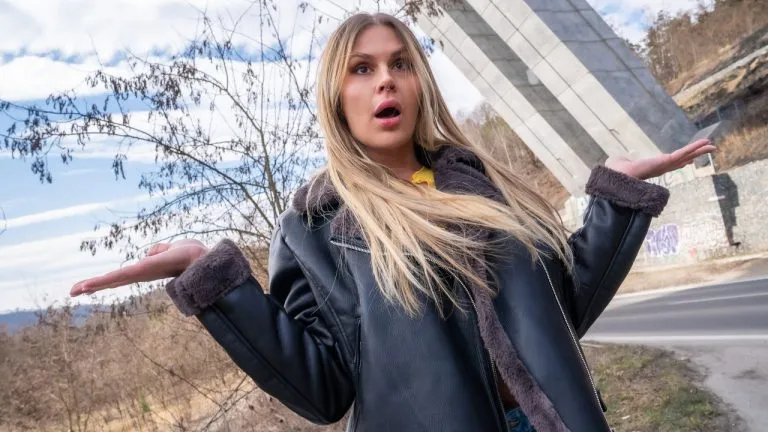 The Hitchhiking Bouncing Boobs